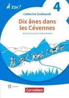 À toi ! Band 4 -  Ausgabe 2022 - Lektüre A2 - Dix ânes dans les Cévennes
