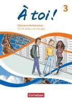 À toi ! Band 3 - Ausgabe 2022 - Klassenarbeitstrainer - Mit Audios und Lösungen, Häftad