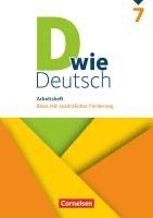 bokomslag D wie Deutsch 7 Arbeitsheft mit Losungen Basis & zusatz. Forderung