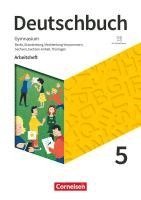 bokomslag Deutschbuch Gymnasium 5. Schuljahr - Berlin, Brandenburg, Mecklenburg-Vorpommern, Sachsen, Sachsen-Anhalt und Thüringen -  Arbeitsheft mit Lösungen - Neue Ausgabe