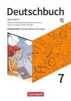 bokomslag Deutschbuch Gymnasium 7. Schuljahr - Berlin, Brandenburg, Mecklenburg-Vorpommern, Sachsen, Sachsen-Anhalt und Thüringen - Arbeitsheft mit interaktiven Übungen online