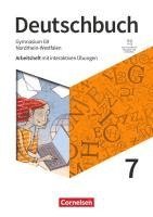 bokomslag Deutschbuch Gymnasium 7. Schuljahr - Nordrhein-Westfalen - Arbeitsheft mit interaktiven Übungen online