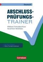 bokomslag Abschlussprüfungstrainer Deutsch 10. Schuljahr - Nordrhein-Westfalen - Mittlerer Schulabschluss