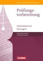 bokomslag Texte, Themen und Strukturen. Arbeitsheft mit Lösungen. Fachhochschulreife