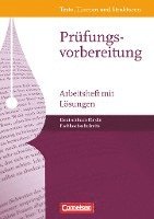 Texte, Themen und Strukturen. Arbeitsheft mit Lösungen. Fachhochschulreife 1