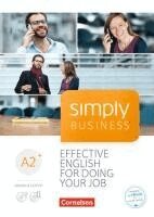 Angela Lloyd - Simply Business A2+ - Coursebook mit Audio-CD und Video-DVD, Häftad
