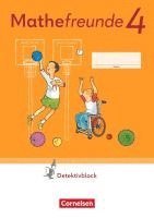 bokomslag Mathefreunde 4. Schuljahr - Zu Allgemeine Ausgabe 2022 und Sachsen 2022 - Detektivblock mit Aufgaben zum Fordern