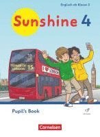 bokomslag Sunshine 4. Schuljahr. Pupil's Book mit Audios (Webcode) und BuchTaucher-App