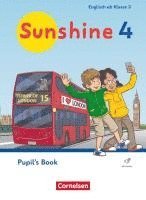 bokomslag Sunshine 4. Schuljahr. Pupil's Book mit Audios (Webcode) und BuchTaucher-App