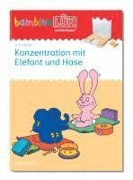 bokomslag bambinoLÜK. Kindergarten/Vorschule Konzentration mit Elefant und Hase