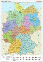 Posterkarten Geographie: Deutschland: politisch/Bundesländer 1