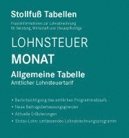bokomslag Tabelle, Lohnsteuer 2024, Monat