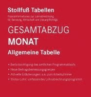 Tabelle, Gesamtabzug 2025 Monat 1