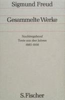 bokomslag Nachtragsband: Texte aus den Jahren 1885 bis 1938