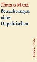 bokomslag Betrachtungen eines Unpolitischen. Große kommentierte Frankfurter Ausgabe. Kommentarband