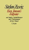 Ben Jonson's 'Volpone' und andere Nachdichtungen und Übertragungen für das Theater 1