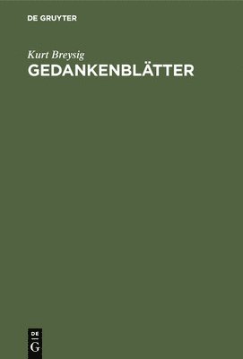 Gedankenbltter 1