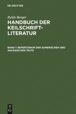 bokomslag Handbuch Der Keilschriftliteratur: Vol 1