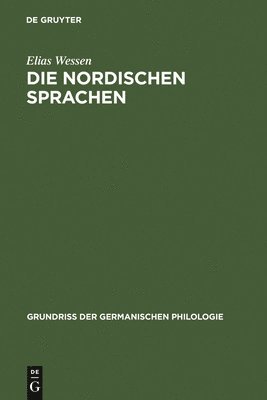 Elias Wessen - nordischen Sprachen, Inbunden
