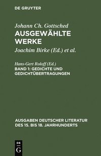 bokomslag Ausgewhlte Werke, Bd 1, Gedichte und Gedichtbertragungen