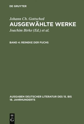 Ausgewhlte Werke, Bd 4, Reineke der Fuchs 1