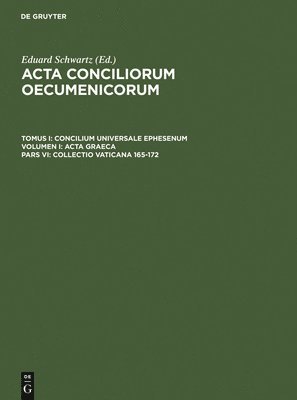 bokomslag Collectio Vaticana 165-172