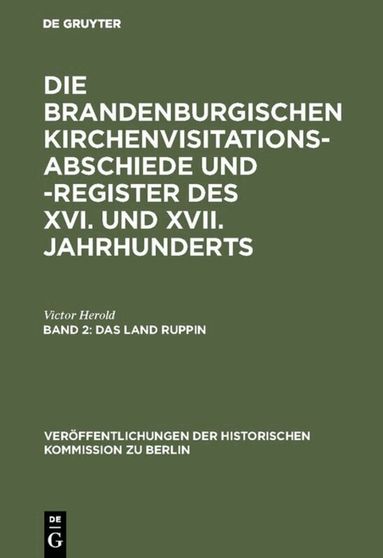 Victor Herold, Gerhard Zimmermann, Gerd Heinrich - Land Ruppin, Inbunden