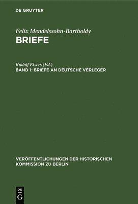 Briefe an deutsche Verleger 1