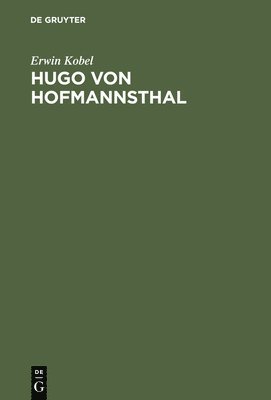 bokomslag Hugo von Hofmannsthal