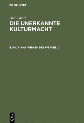 bokomslag Wirken des Werkes, 2