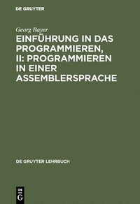 bokomslag Einfhrung in das Programmieren, II