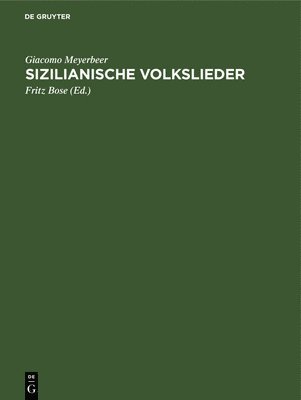 Sizilianische Volkslieder 1