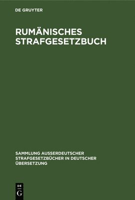 bokomslag Rumnisches Strafgesetzbuch