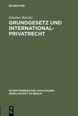 Grundgesetz und Internationalprivatrecht 1