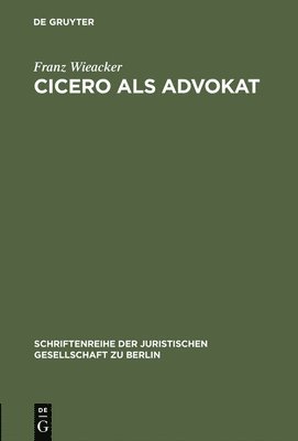 Cicero als Advokat 1