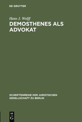 bokomslag Demosthenes als Advokat