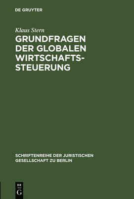 bokomslag Grundfragen der globalen Wirtschaftssteuerung