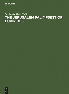 bokomslag Jerusalem Palimpsest of Euripides