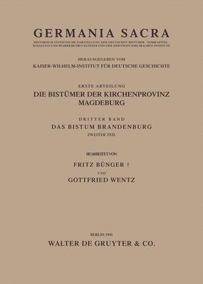 bokomslag Das Bistum Brandenburg. Teil 2