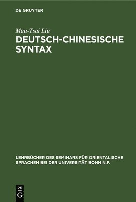 Deutsch-Chinesische Syntax 1
