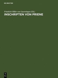 bokomslag Vonfriedrich Hille Et Al Inschriften Von Priene