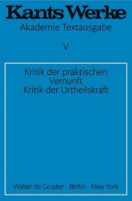 bokomslag Kritik der praktischen Vernunft. Kritik der Urteilskraft