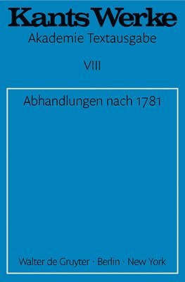 bokomslag Abhandlungen nach 1781