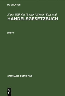 Kötter, Heymann - Handelsgesetzbuch, Inbunden