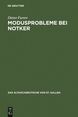 bokomslag Modusprobleme bei Notker