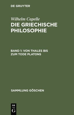 Johannes Müller, Johannes Müller - Von Thales Bis Zum Tode Platons, Inbunden