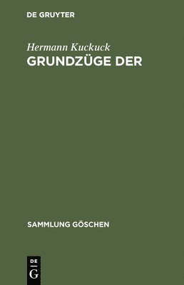 Hermann Kuckuck - Grundzüge Der Pflanzenzüchtung, Inbunden