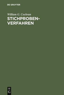 William G Cochran, William G. Cochran - Stichprobenverfahren, Inbunden