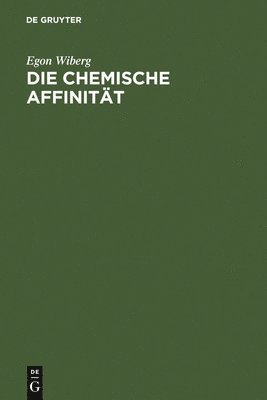 Egon Wiberg - chemische Affinität, Inbunden