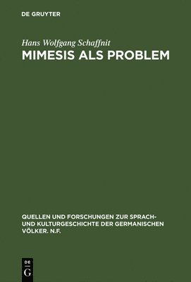 bokomslag Mimesis als Problem